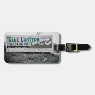 SCRANTON PENNSYLVANIA BLUE LANTERN RESTAURANT LUGGAGE TAG