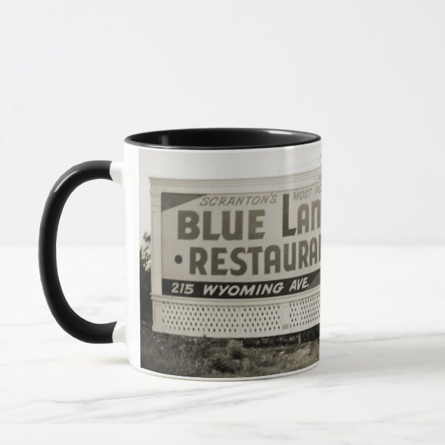SCRANTON PENNSYLVANIA BLUE LANTERN RESTAURANT MUG (Left)