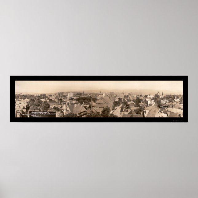 Scranton Pennsylvania Photo 1916 Poster (Front)