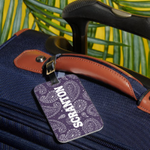 Scranton University Luggage Tag