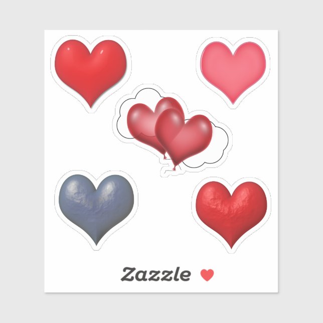 Scrap Book Hearts Valentine's Day (Sheet)