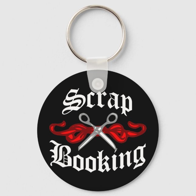 Scrap Booking Tattoo Key Ring (Front)