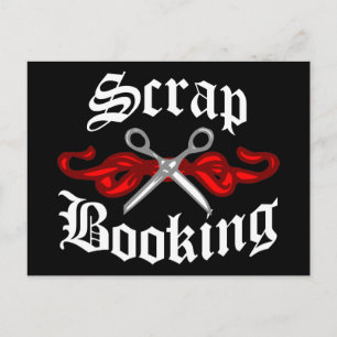 Scrap Booking Tattoo Postcard