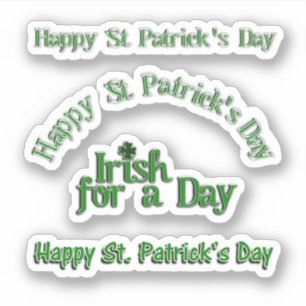 Scrap Booking Text St. Patrick's Day