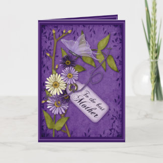Scrap Flowers Mothers Day Card