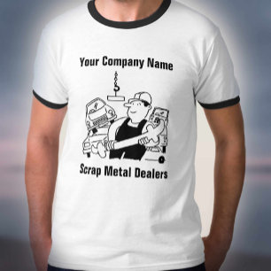 Scrap Metal Dealers Cartoon T-Shirt