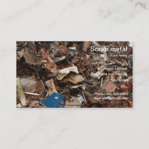 scrap metal recycling business card