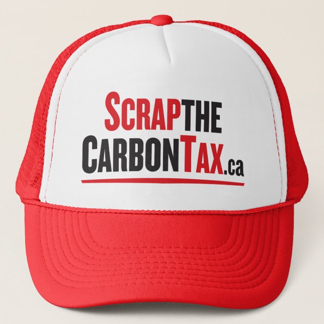 Scrap the Carbon Tax Trucker Hat (Front)