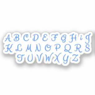 Scrapbook Alphabet Letters - Handwriting Stickers