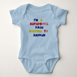 SCRAPBOOK BABY BODYSUIT