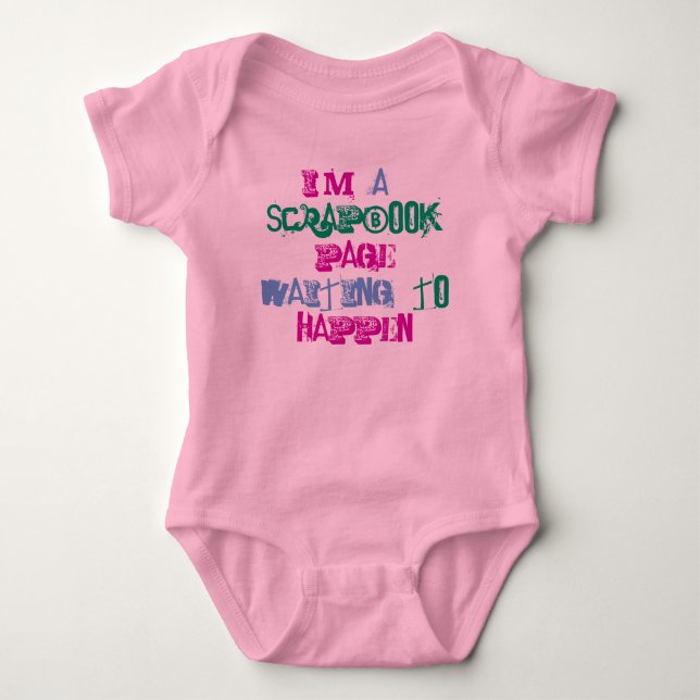 SCRAPBOOK BABY BODYSUIT (Front)
