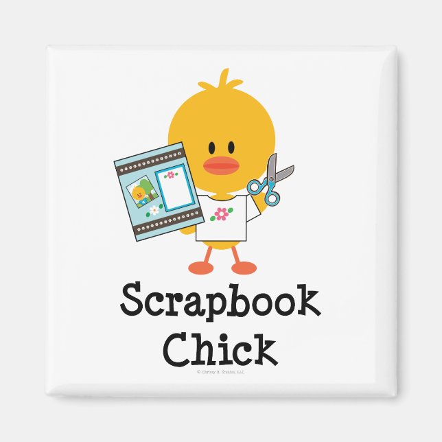 Scrapbook Chick Magnet (Front)