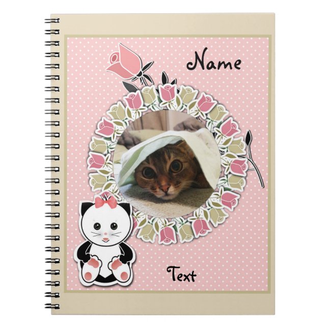 Scrapbook, children's notebook/ personalised/ notebook (Front)
