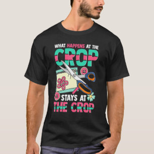 Scrapbook Crop Retreat Hand Crafting Scrapbooking T-Shirt