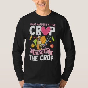 Scrapbook Crop Retreat Hand Crafting Scrapbooking T-Shirt