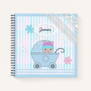Scrapbook for boy, photo album for boy notebook