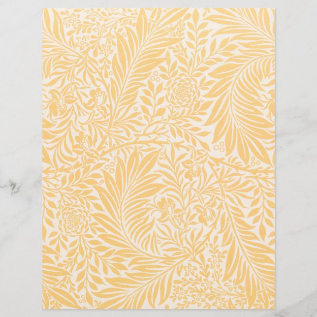 SCRAPBOOK PAPER : WILLIAM MORRIS : LARKSPUR (Front)