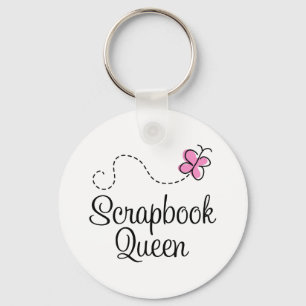 Scrapbook Queen Gift Key Ring