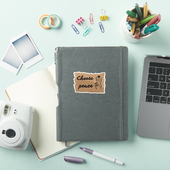 Scrapbook Style Motivation Quote Stickers (iPad Cover)