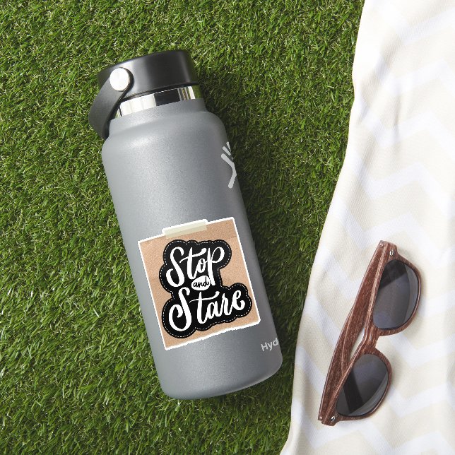 Scrapbook Style Motivation Quote Stickers (HydroFlask Insitu)