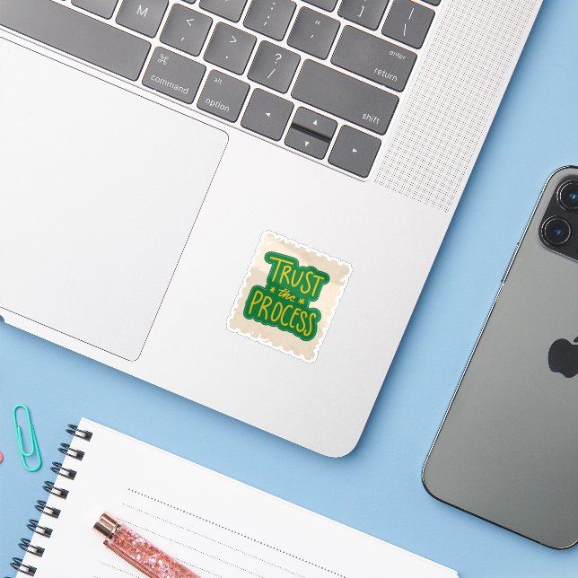 Scrapbook Style Motivation Quote Stickers (Laptop w/ iPhone)