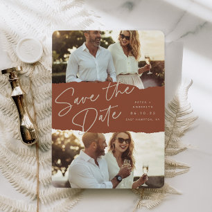 Scrapbook   Two Photo Save The Date