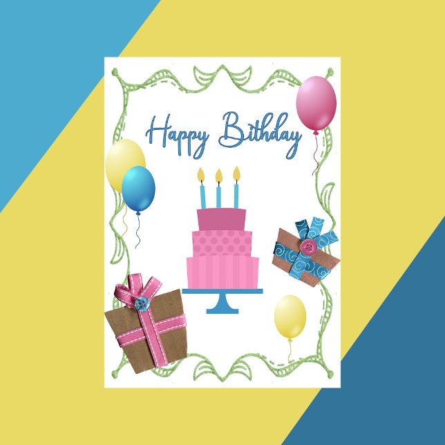 Scrapbooked Birthday Card (Creator Uploaded)