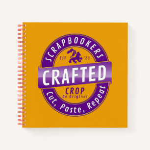 Scrapbookers – Cut, Paste and Repeat Notebook