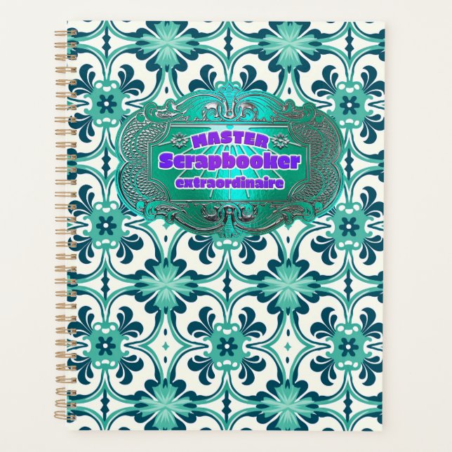 Scrapbookers – Cut, Paste and Repeat Planner (Front)