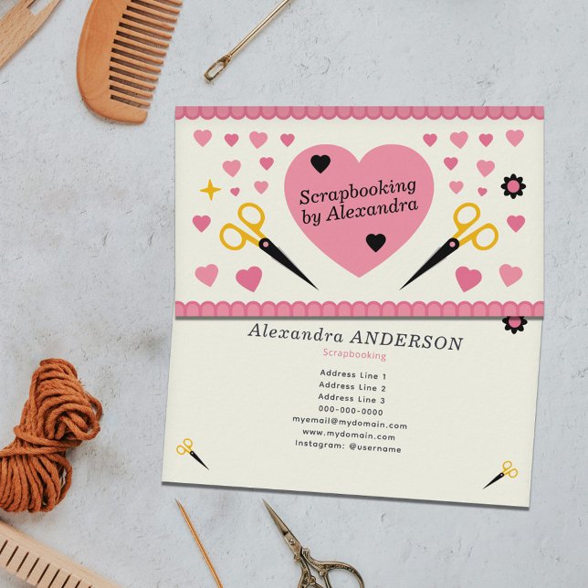 Scrapbooking Business Card (Scrapbooking Business Card)