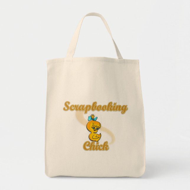 Scrapbooking Chick Tote Bag (Front)