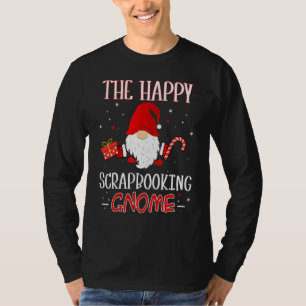 Scrapbooking Christmas Gnome Costume Matching Fami T-Shirt