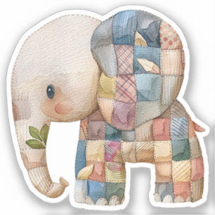 Scrapbooking Elephant Sticker