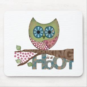 Scrapbooking is a Hoot Mouse Pad