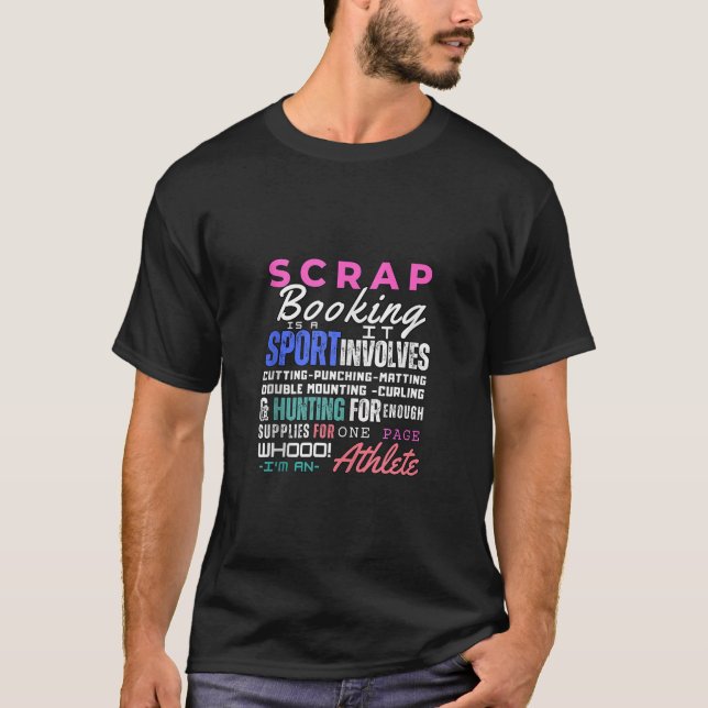 Scrapbooking Is A Sport Funny Scrapbooker Women Ta T-Shirt (Front)