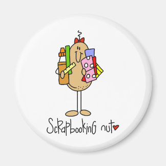 Scrapbooking Nut T-shirts and Gifts Magnet