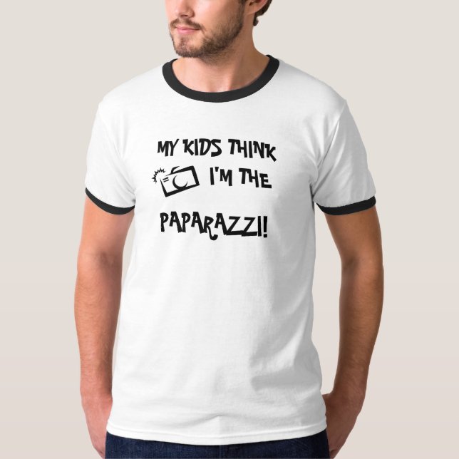 Scrapbooking PAPARAZZI! T-Shirt (Front)