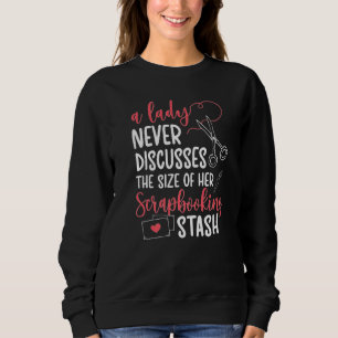Scrapbooking Stash Scrapbook Scrapbooker Premium Sweatshirt