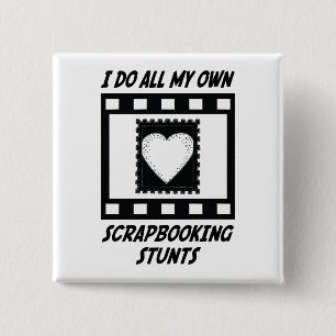 Scrapbooking Stunts 15 Cm Square Badge