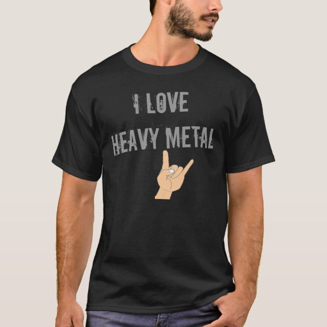 Scrapper I Love Heavy Metal Shirt (Front)