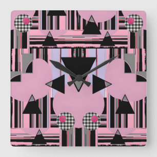 Scrapple Slopedough Square Wall Clock