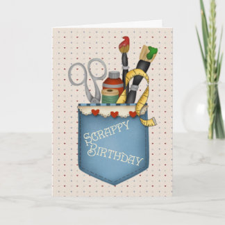 Scrappy Birthday Card