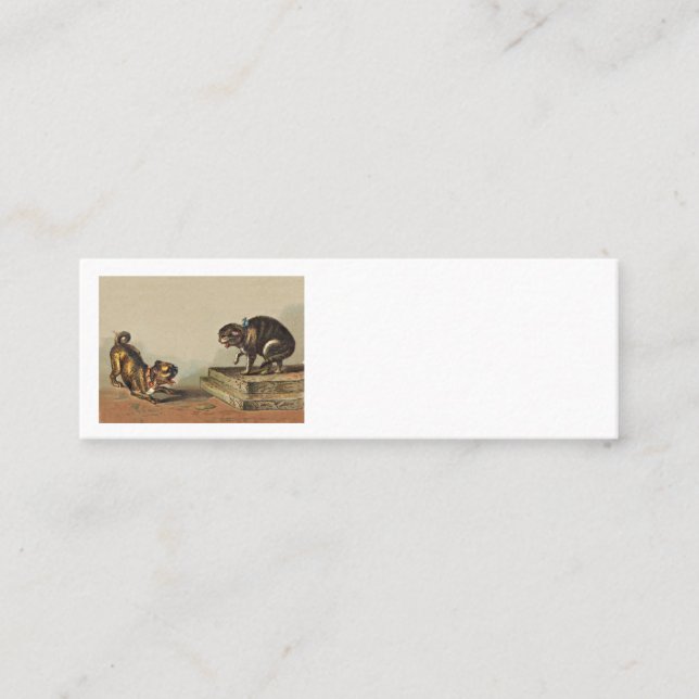 Scrappy Pug and Kitty Loyalty Card (Front)