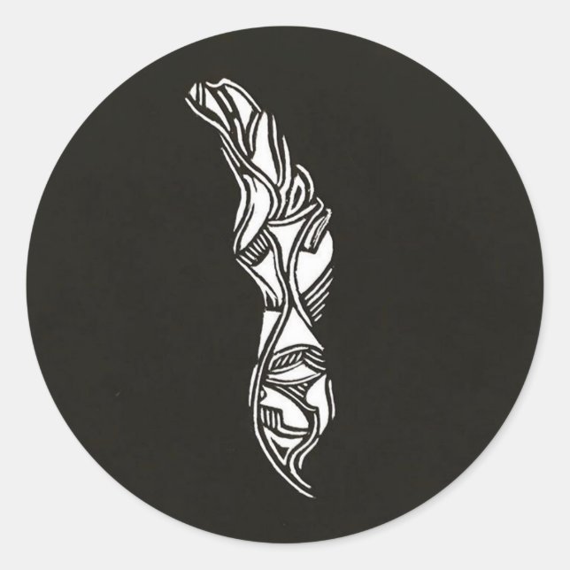 Scratch Board Classic Round Sticker (Front)