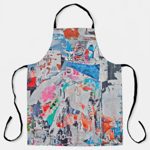 Scratched advertisingtexture,background,poster,art apron