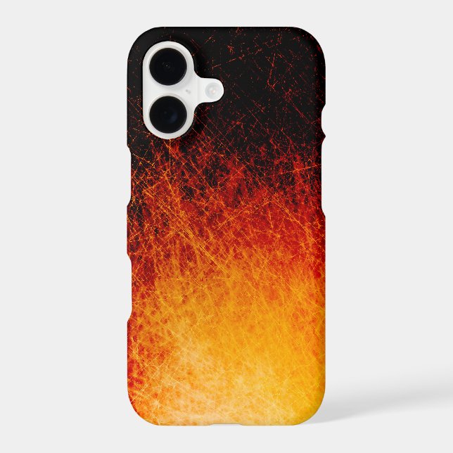 Scratched bonfire flames (Back)