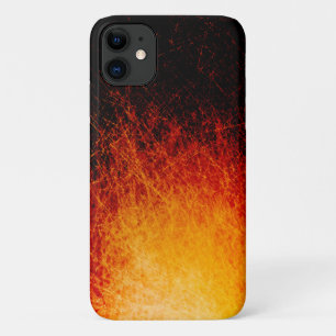 Scratched bonfire flames Case-Mate iPhone case