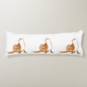 Scratching fox body cushion
