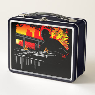 Scratching Hits  Metal Lunch Box