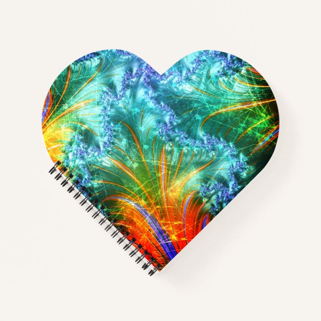 Scratchy fractal notebook (Front)